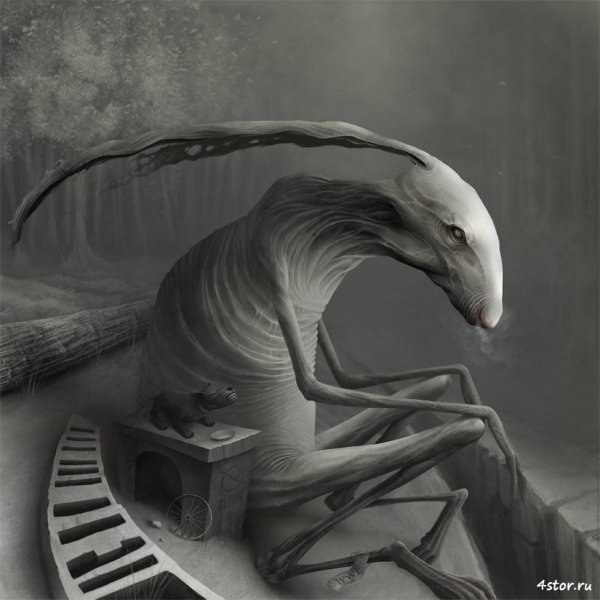 Антон Семенов художник gloom82 волк