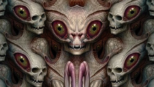 Чудовищ фэнтези рисунки карандашом