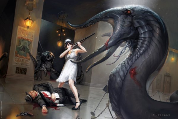 Хтоническое чудовище Лавкрафт