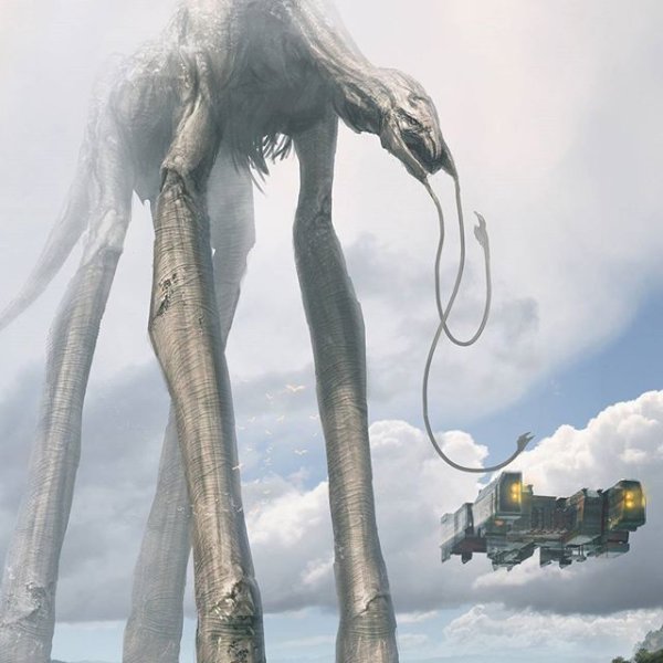 Одинокий робот арт