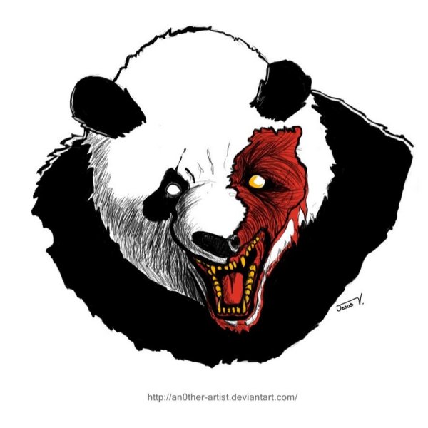 Злая Панда арт