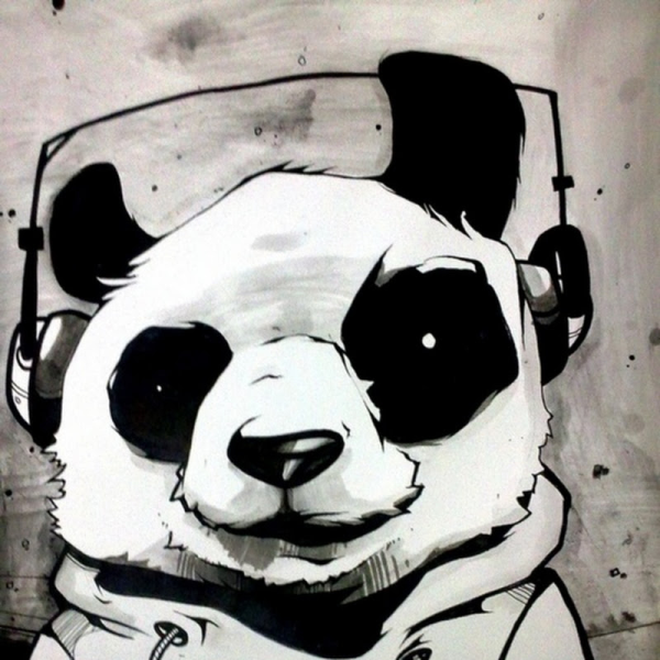 Панда арт