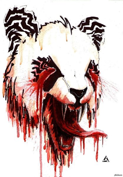 Злая Панда эскиз