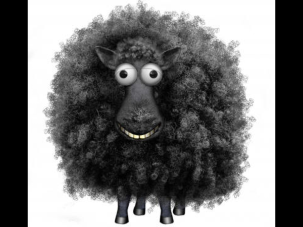 Горный баран набросок