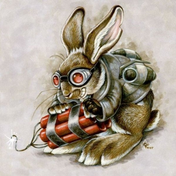 Кролик Багз Банни тату