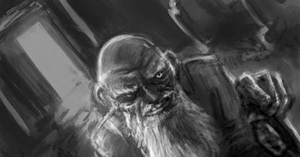 Старик мудрец арт