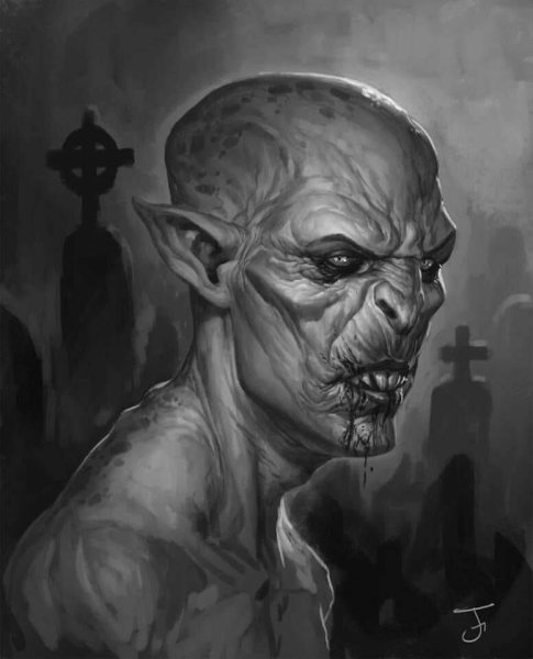 Старуха с клюкой