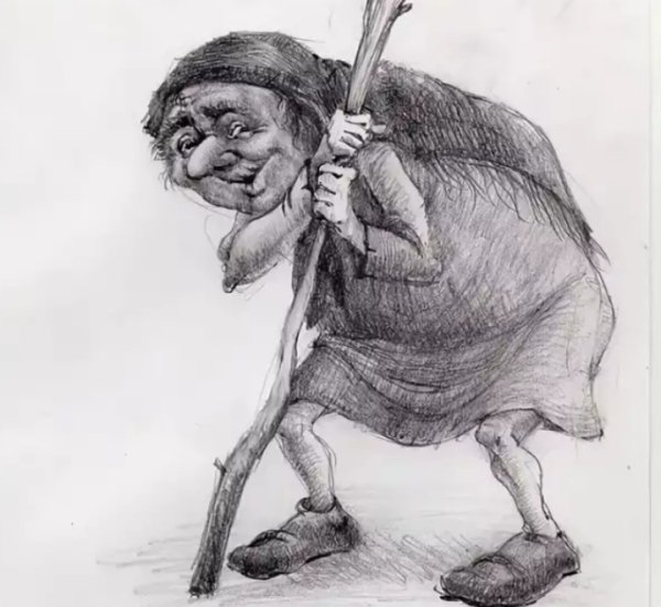 Смерть и старик изображение