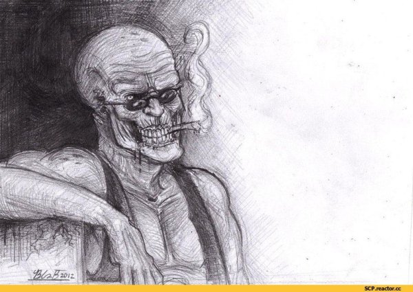 Дедушка рисунок реалистичный