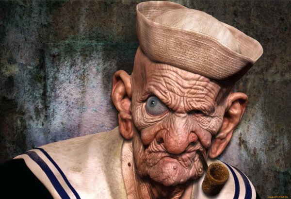 Старик с бородой