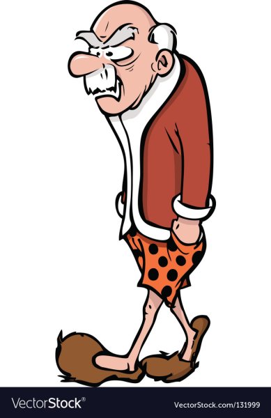 Старичок с палочкой