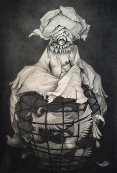 Жуткое дерево с качелями