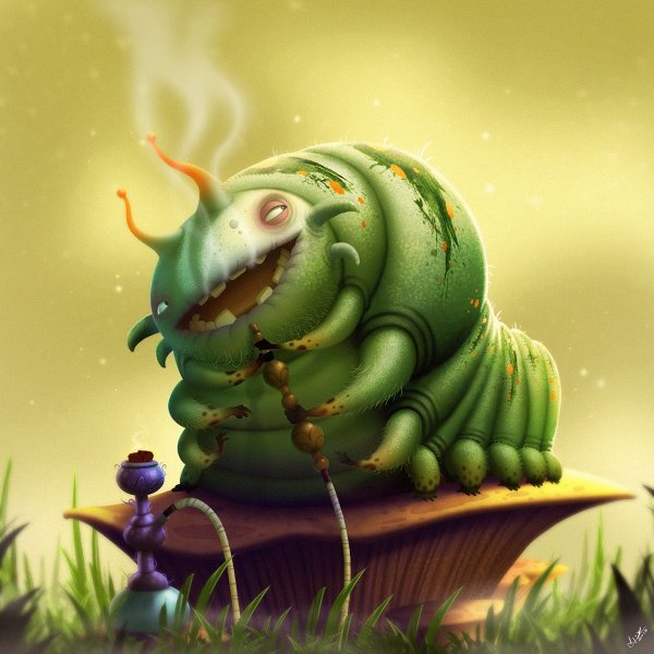 Абсолем гусеница из Алисы