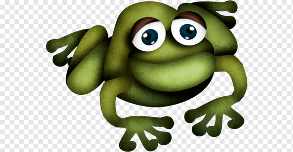 Страшная лягушка из мультика