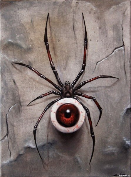 Паук арт