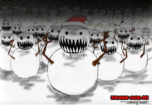 Крампус фильм Снеговики