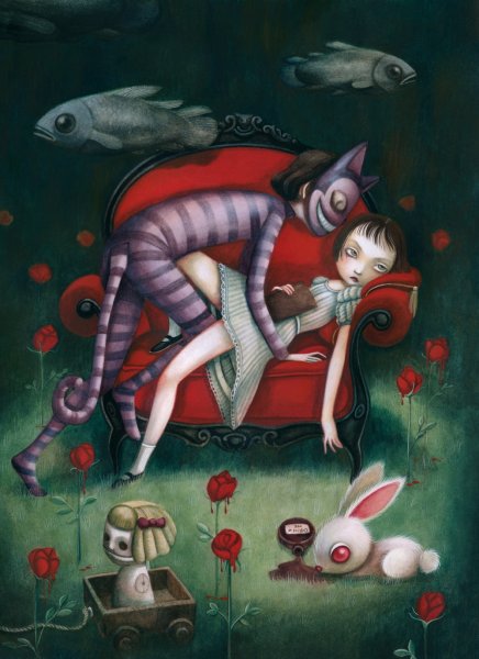 Алина в стране кошмаров рисунок