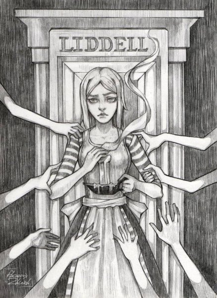 Алина в стране кошмаров рисунок