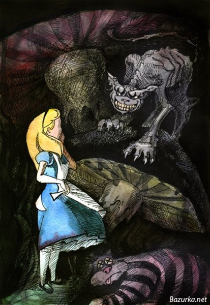 Алиса Лидделл тёмный арт