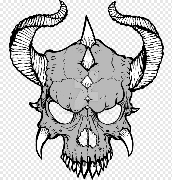 Страшные лица для рисования