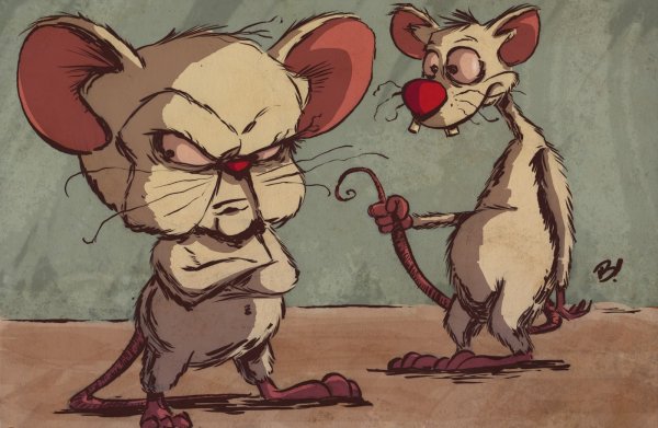 Крыса эскиз