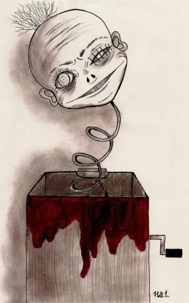 Аниме для срисовки страшные