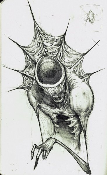 Страшные рисунки карандашом