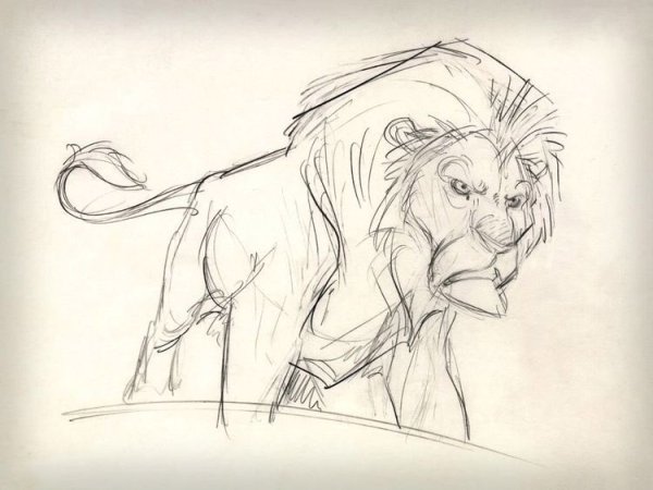 Спящий Лев рисунок