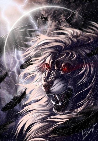 Оскал Льва эскиз