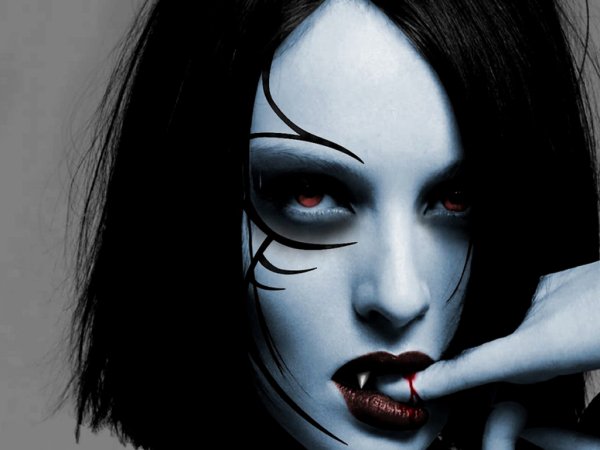 Клыки карандашом