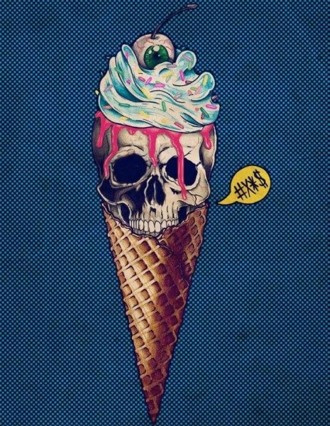 Мороженое арт