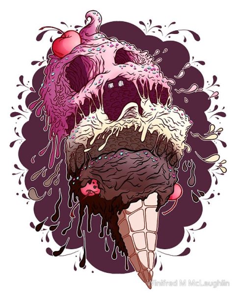 Мороженое монстр