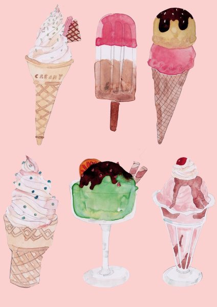 Мороженое арт