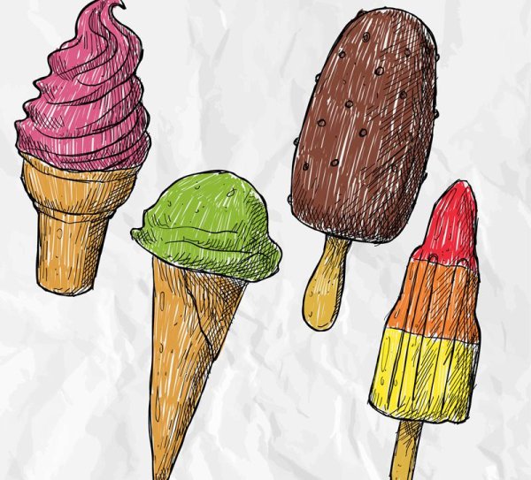 Мороженое в паинте