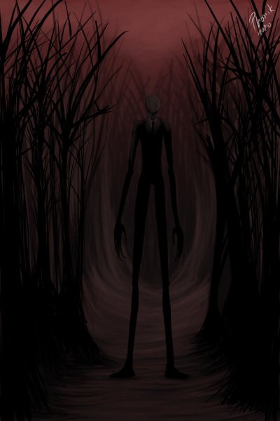 Слендермен карандашом