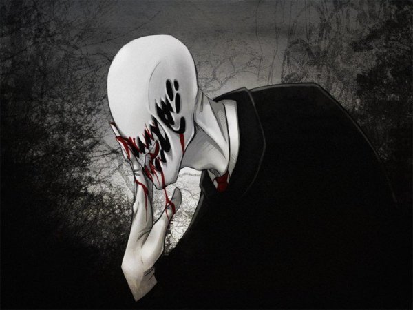 Слендермен карандашом