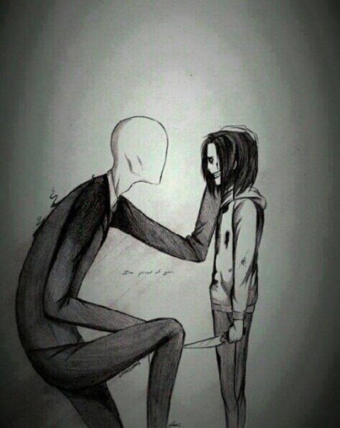 Слендермен анатомия