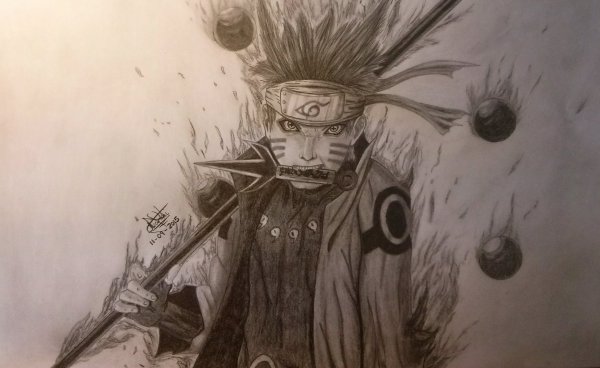 Тонтон Наруто рисунок