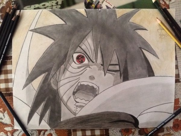 Обито Учиха против Минато для срисовки