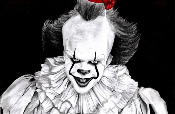 Рисунки Пеннивайза лёгкие