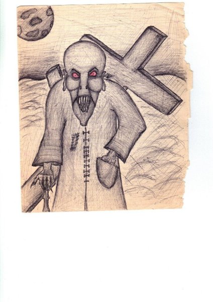 Раскладные рисунки страшные