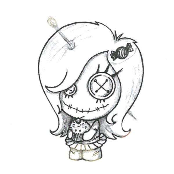 Страшные рисунки карандашом лёгкие