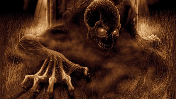 Фон для рабочего стола череп