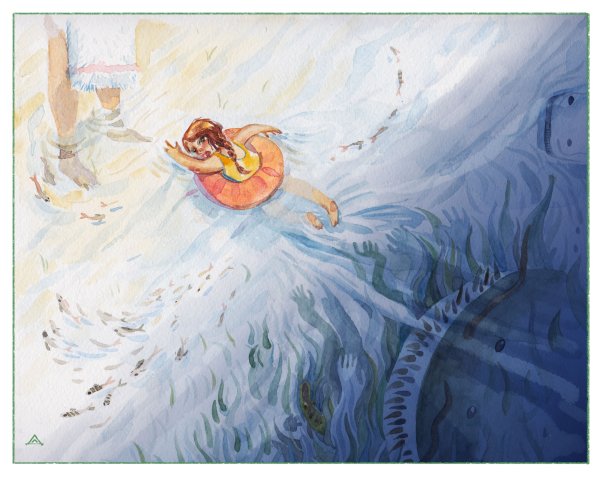 Боязнь воды рисунок