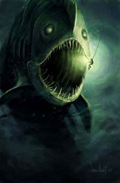 Девушка под водой арт