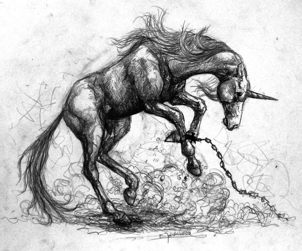 Фантастические рисунки карандашом