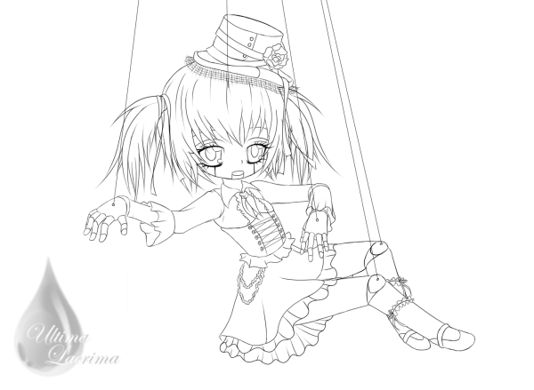 Проклятая кукла Анабель аниме