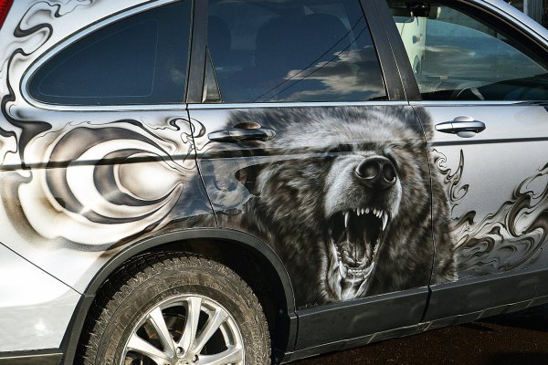 Аэрография на машине