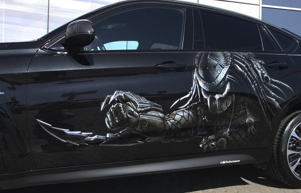 Аэрография на БМВ x6