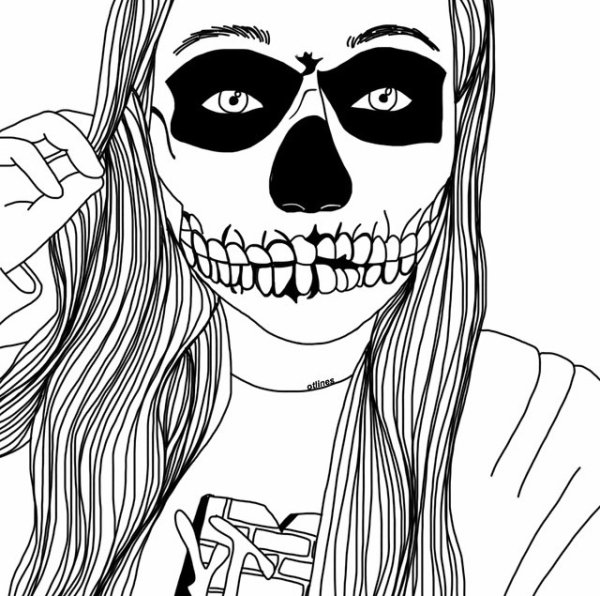 Рисунок крутые на белом